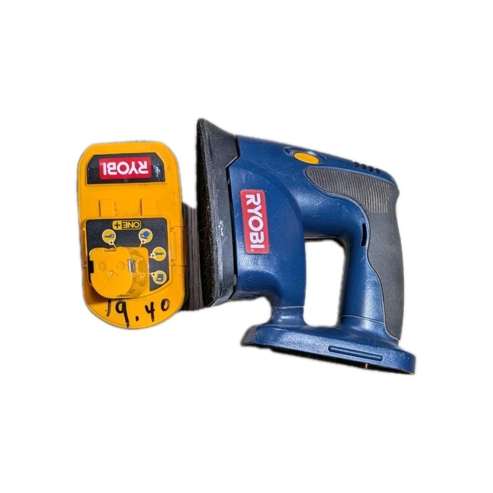 Ryobi P400 18V Cordless Corner Cat Finish Sander And Battery